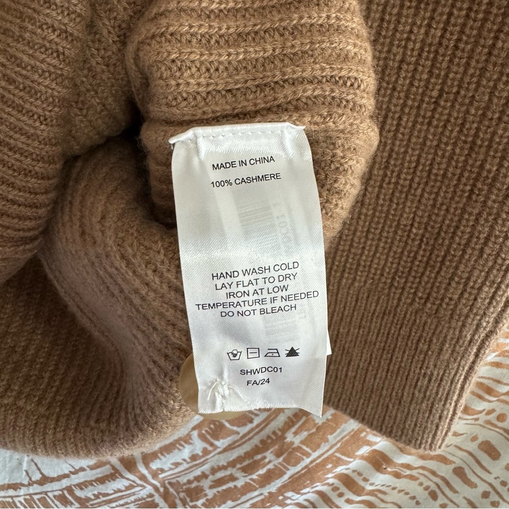 Quince Women's Brown Cardigan Sweater - Picture 8 of 16